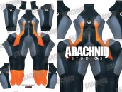 Tracer Graduation Dye-Sub Printed Spandex Lycra Costume
