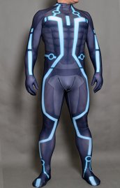Tron Printed Spandex Lycra Zentai Costume