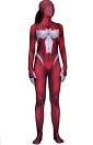 Ultimate Spider-Woman Printed Spandex Lycra Bodysuit with 3D Muscle Shades