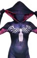 Venom Gwen Printed Spandex Lycra Costume with 3D Shading