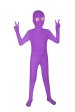 Violet Open Eyes Kids Zentai Suit