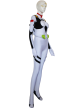 White and Green Spandex Lycra Superhero Costume