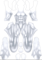 White Muscle Printed Spandex Lycra Bodysuit