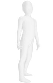 White Spandex Lycra Kids Zentai Suit