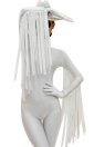 White Spandex Lycra Strips Catsuit White Spandex Lycra Strips Catsuit