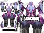 WIDOWMAKER NOVA Overwatch Dye-Sub Printed Spandex Lycra Costume