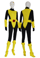 X-Man Yellow and Black Spandex Lycra Catsuit