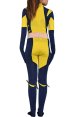 X-men Wolverine Yellow and Navy Spandex Lycra Costume