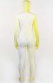 Yellow Gradient Spandex Lycra Zentai Suit with Spider Eyes
