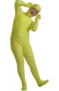 Yellow Open Face Kids Zentai Suit