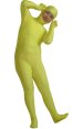 Yellow Open Face Kids Zentai Suit