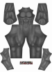 Young Justice B-guy No Emblem Printed Spandex Lycra Costume