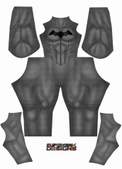 Young Justice B-guy Printed Spandex Lycra Costume