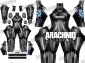 Zero Sjuit Samus Black Dye-Sub Spandex Lycra Costume