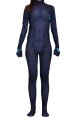 Zero Suit Samus Black Printed Spandex Lycra Bodysuit